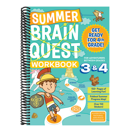 Summer Brain Quest: Between Grades 3 & 4 (Summer Brain Quest) (Spiral Bound)