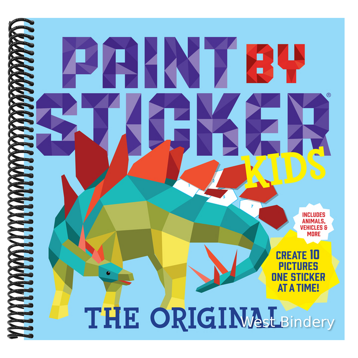 Paint by Sticker Kids, the Original: Create 10 Pictures One Sticker at a Time! (Kids Activity Book, Sticker Art, No Mess Activity, Keep Kids Busy)