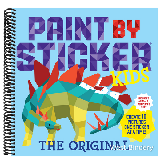 Paint by Sticker Kids, the Original: Create 10 Pictures One Sticker at a Time! (Kids Activity Book, Sticker Art, No Mess Activity, Keep Kids Busy)