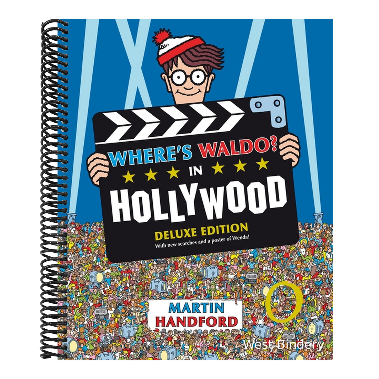 Where's Waldo? in Hollywood: Deluxe Edition with New Searches and Collectible Poster (a Hidden Object Activity Book with Search & Find Puzzles and Spo