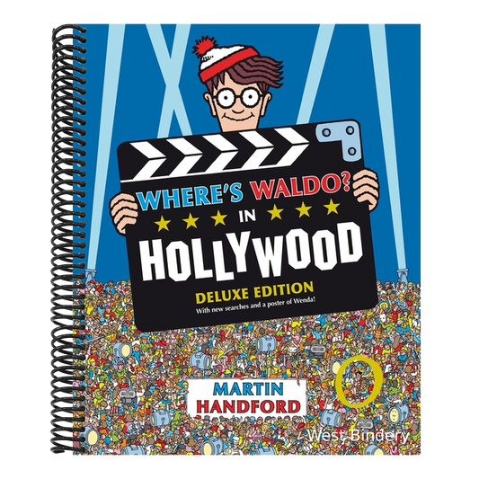 Where's Waldo? in Hollywood: Deluxe Edition with New Searches and Collectible Poster (a Hidden Object Activity Book with Search & Find Puzzles and Spo