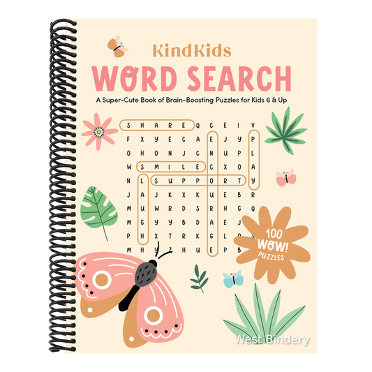 Kindkids Word Search: A Super-Cute Book of Brain-Boosting Puzzles for Kids 6 & Up