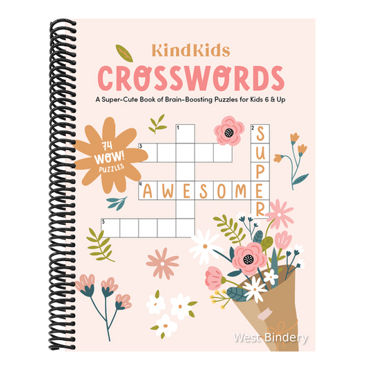 Kindkids Crosswords: A Super-Cute Book of Brain-Boosting Puzzles for Kids 6 & Up