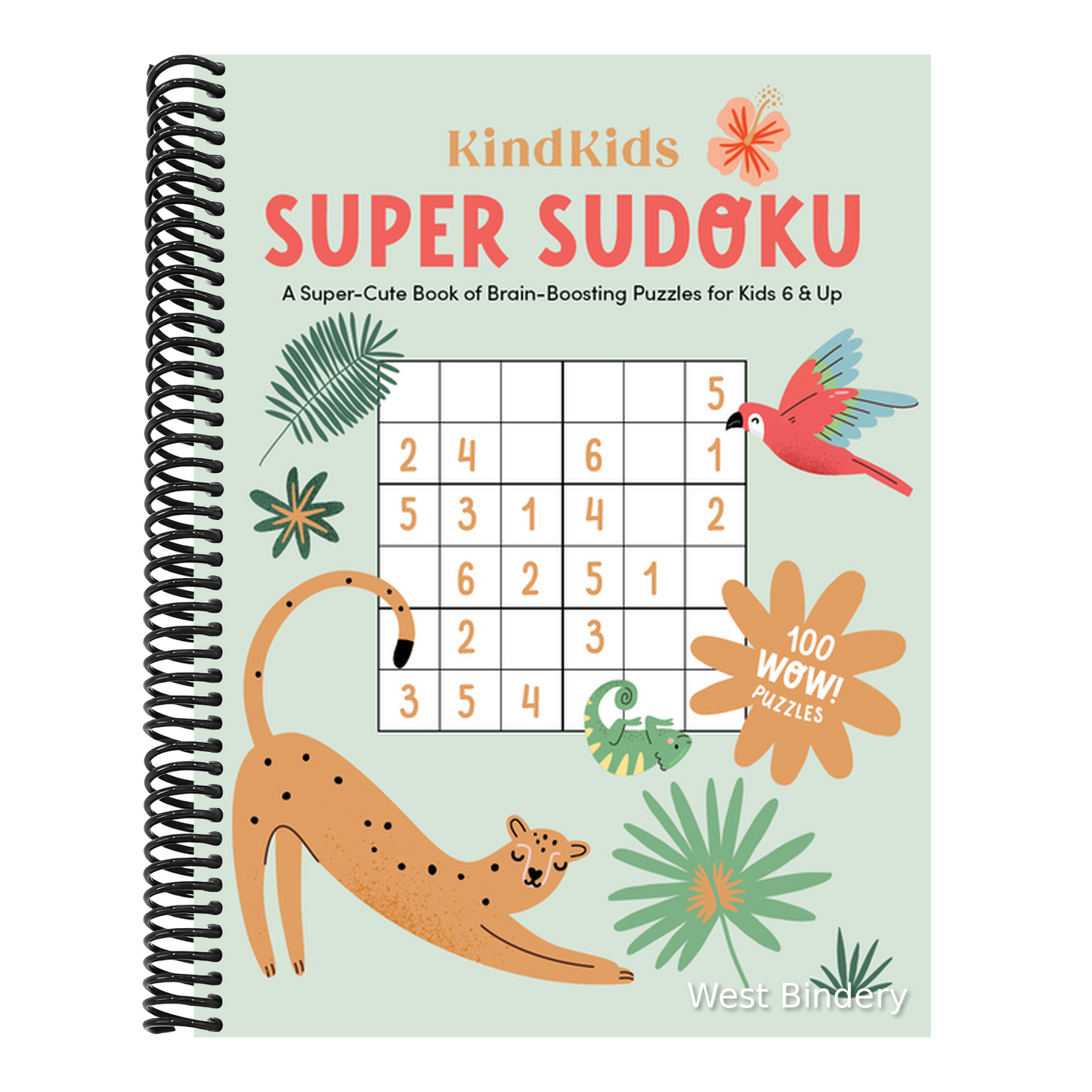 Kindkids Super Sudoku: A Super-Cute Book of Brain-Boosting Puzzles for Kids 6 & Up
