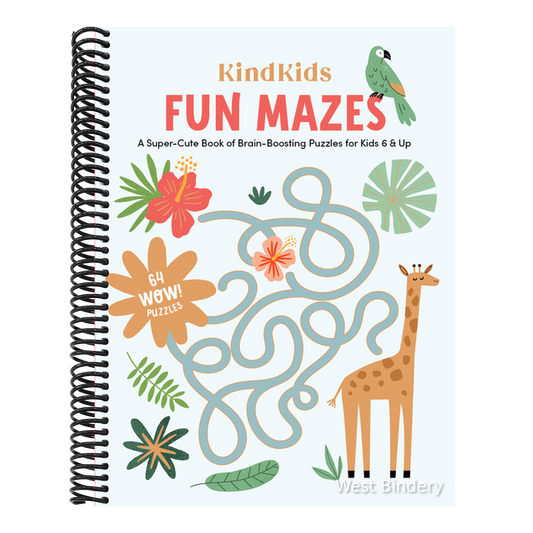 Kindkids Fun Mazes: A Super-Cute Book of Brain-Boosting Puzzles for Kids 6 & Up