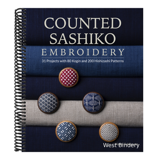 Counted Sashiko Embroidery: 31 Projects with 80 Kogin and 200 Hishizashi Patterns
