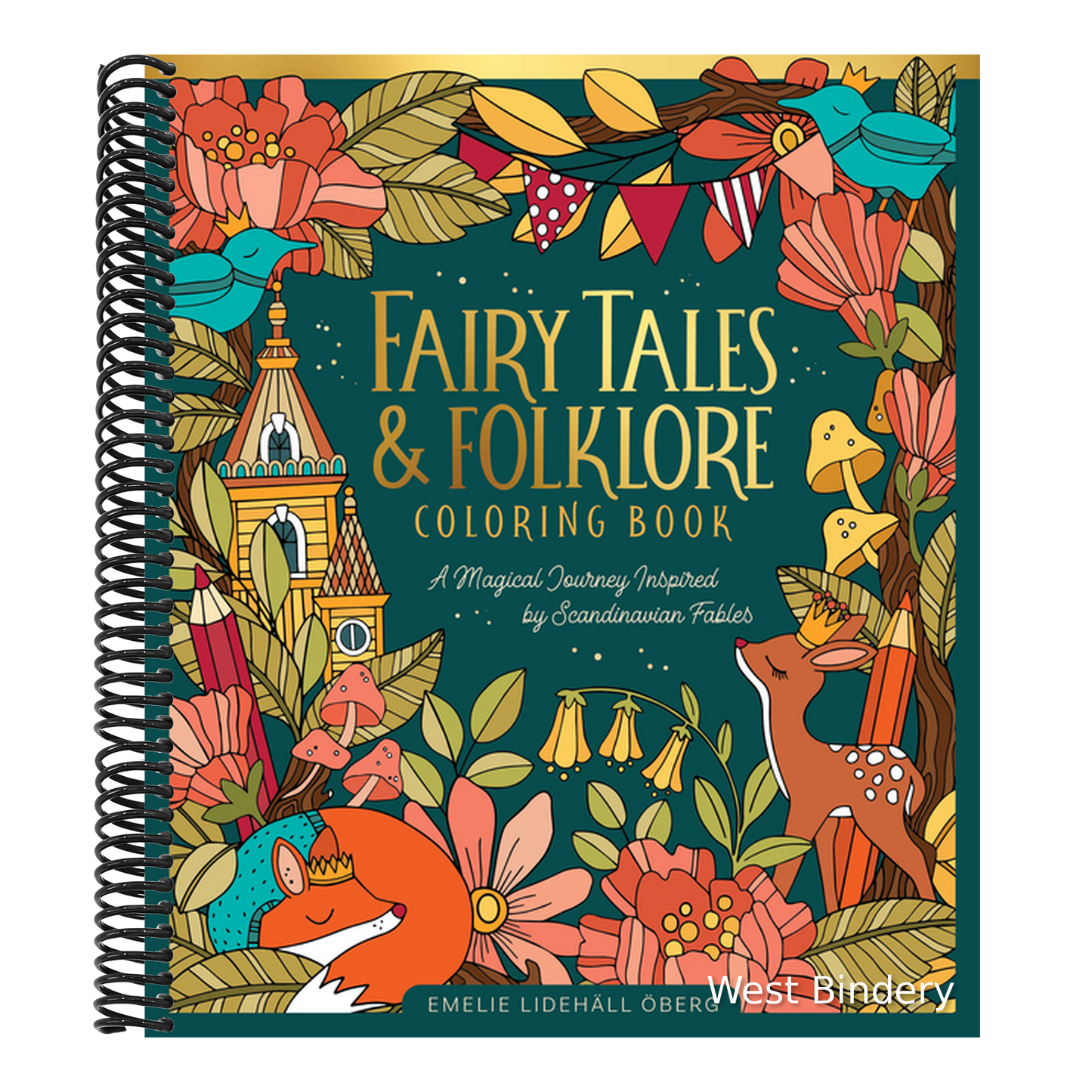 Fairy Tales & Folklore Coloring Book: A Magical Journey Inspired by Scandinavian Fables