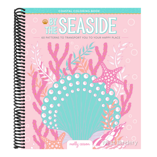 By the Seaside Coastal Coloring Book: 60 Patterns to Transport You to Your Happy Place