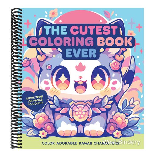 The Cutest Coloring Book Ever: Color Adorable Kawaii Characters - More Than 100 Pages to Color!