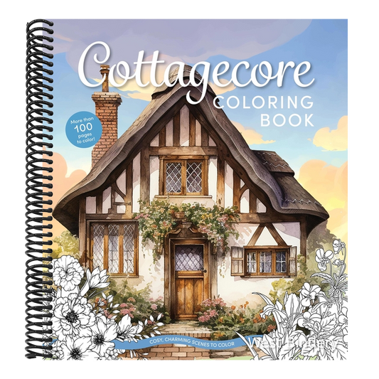 Cottagecore Coloring Book: Cozy, Charming Scenes to Color