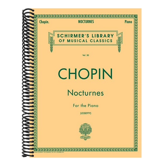 Nocturnes for the Piano (Schirmer's Library of Musical Classics, Vol. 30) - Chopin Piano Book with 21 Music Pieces - Easy to Read and Understand Piano