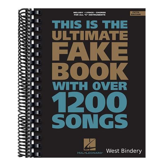 The Ultimate Fake Book (for C Instruments) 5th Edition Includes Over 1200 Songs in All Styles of Music (Revised)
