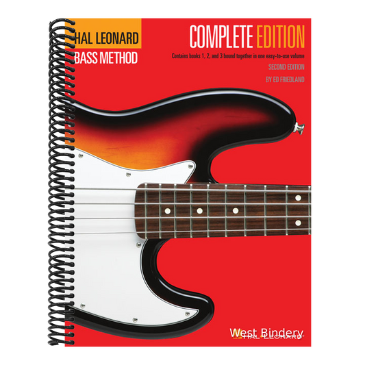 Hal Leonard Electric Bass Method - Complete Edition: Contains Books 1, 2, and 3 Bound Together in One Easy-To-Use Volume - Bass Guitar Book for Beginn