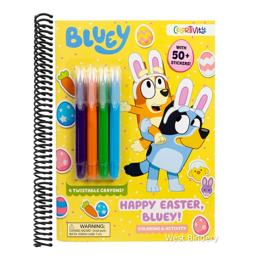 Bluey Colortivity: Happy Easter, Bluey!