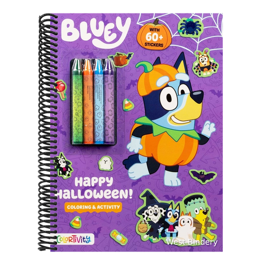 Bluey Colortivity: Happy Halloween!