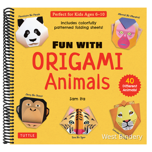 Fun with Origami Animals Kit: 40 Different Animals! Includes Colorfully Patterned Folding Sheets! Full-Color 48-Page Book with Simple Instructions (Ag