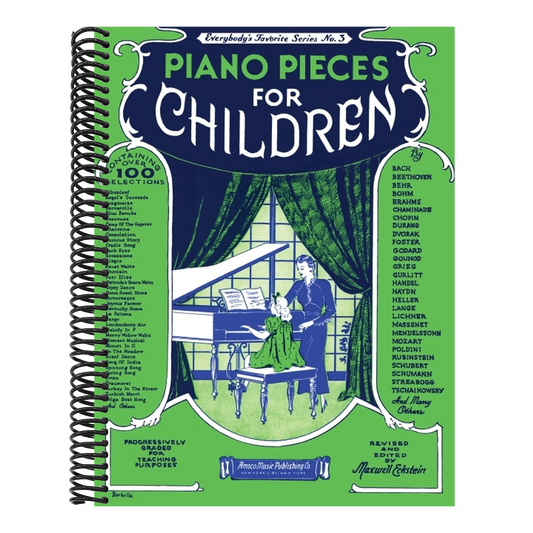 Piano Pieces for Children (Everybody's Favorite Series, No. 3) - Beginner Piano Book for Kids with 100 Compositions - Popular Piano Sheet Music
