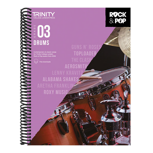 Trinity Rock & Pop 2018 Drums: Grade 3