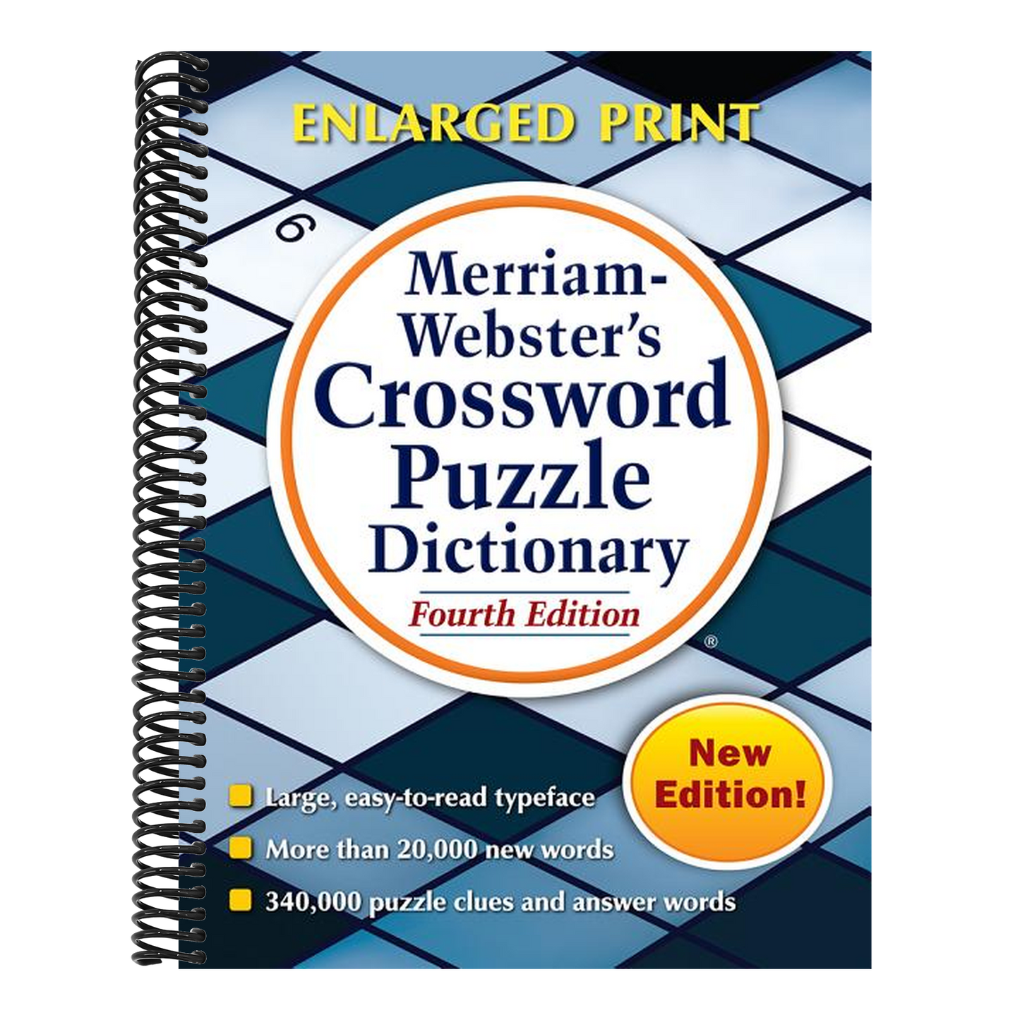 Merriam-Webster's Crossword Puzzle Dictionary: Fourth Edition, Enlarged Print Edition