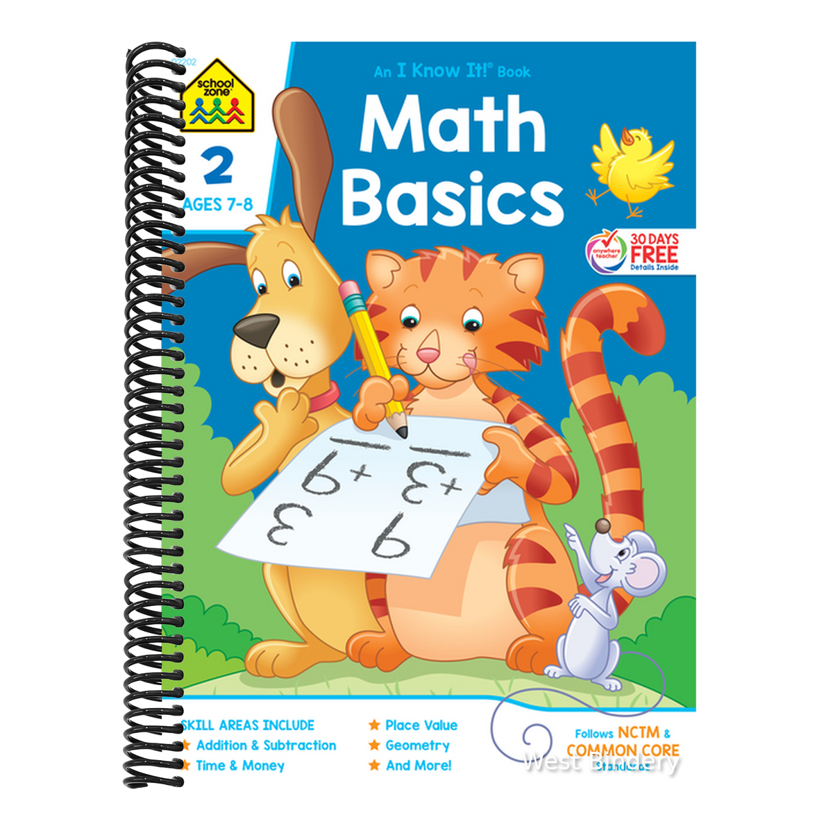 School Zone Math Basics Grade 2 Workbook
