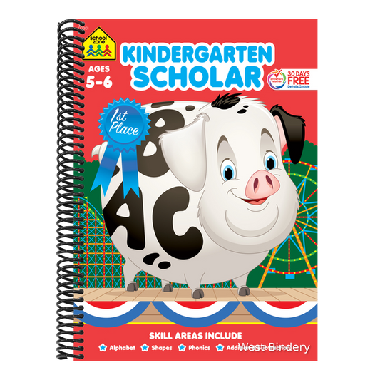 School Zone Kindergarten Scholar Workbook