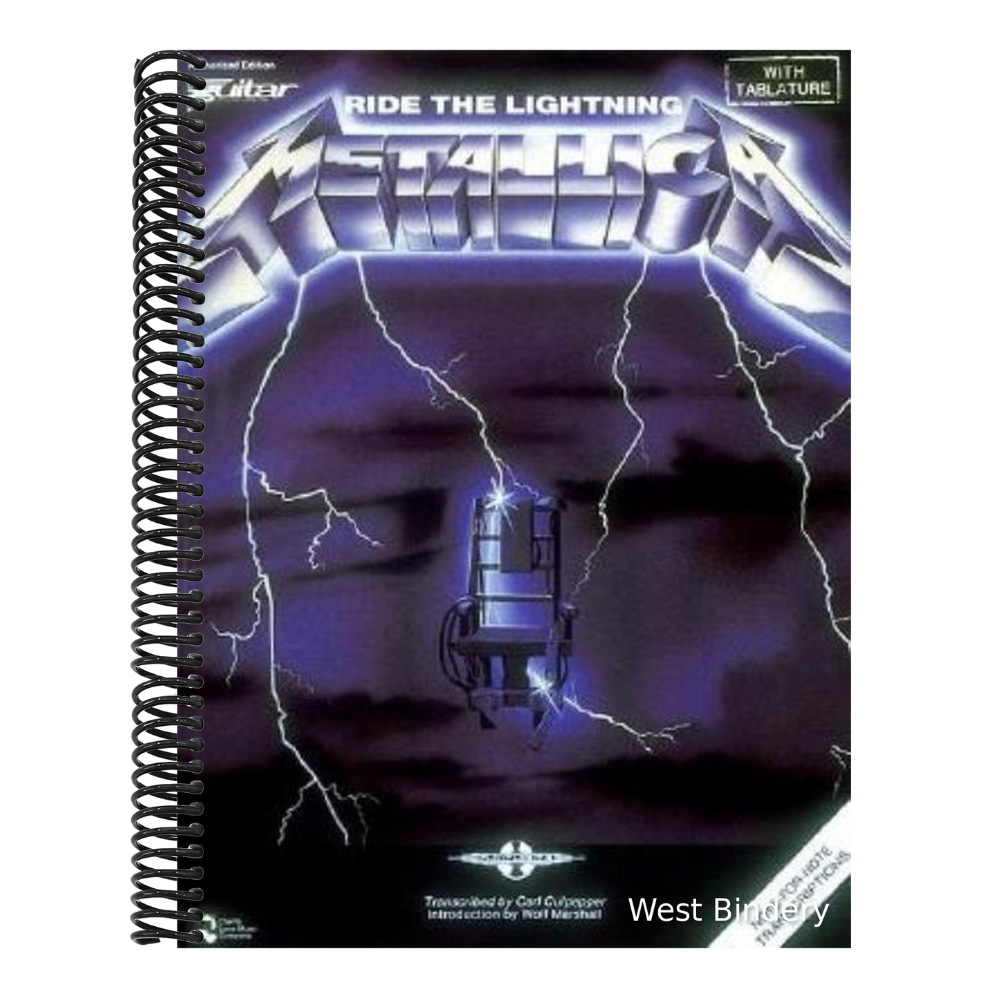 Metallica - Ride the Lightning Guitar Tablature Songbook Sheet Music Including Fade to Black Creeping Death and More Play It Like It Is Series