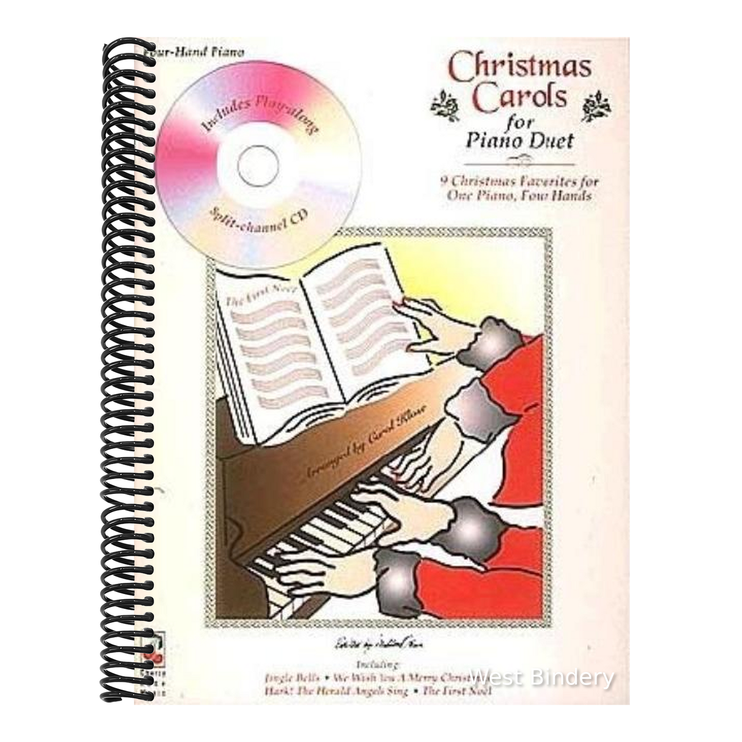 Christmas Carols for Piano Duet [With CD (Audio)]