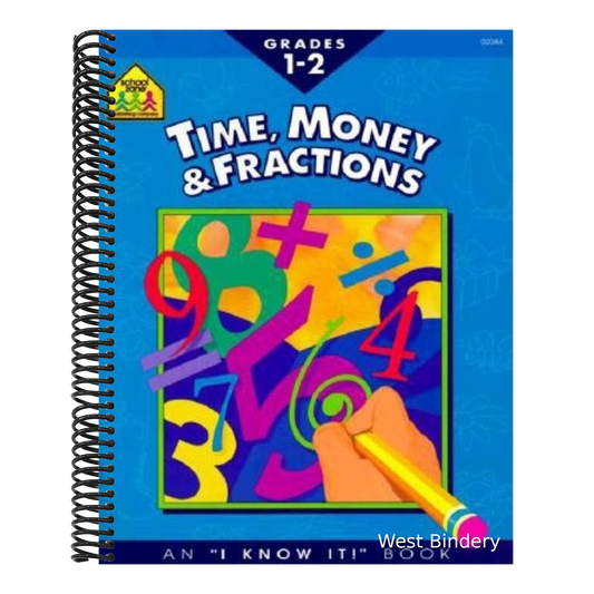 Time, Money and Fractions 1-2-Workbook