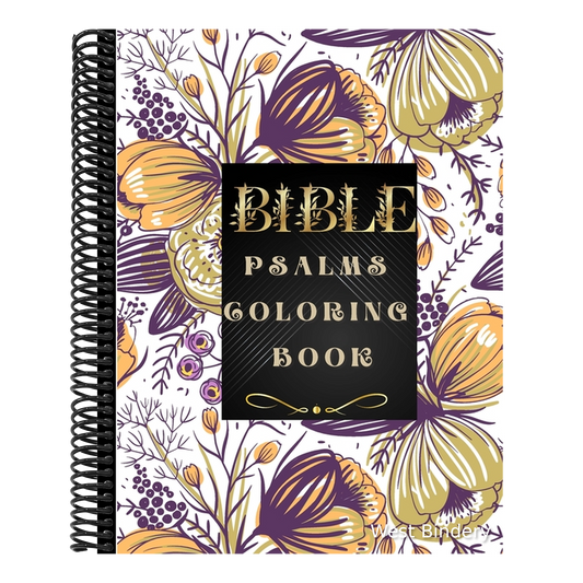 Bible Psalms Coloring Book: Inspirational Coloring Book with Scripture for Adults & Teens