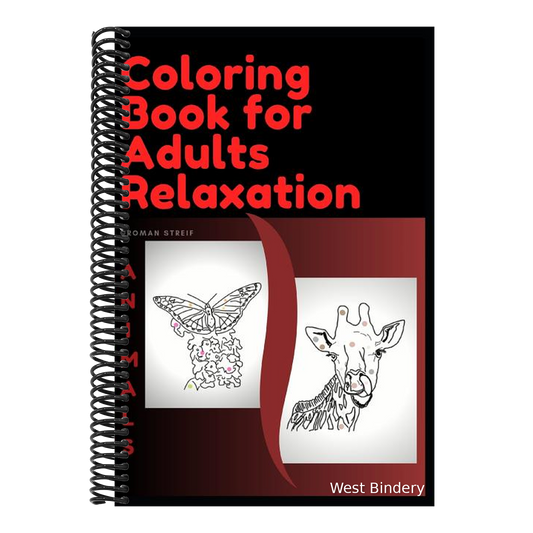 Coloring Book for Adults Relaxation: Animals