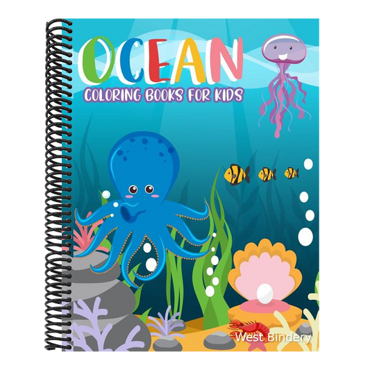 Ocean Coloring Books for kids: Ocean Coloring Books for kids: Fantastic Ocean Animals Coloring for Boys and Girls, Cute Tropical Fish, Fun Sea Creatur
