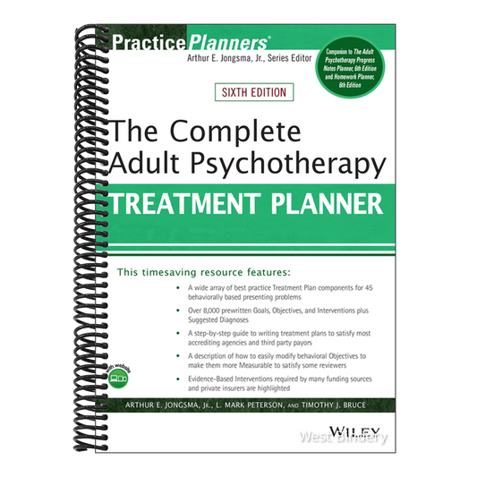 The Complete Adult Psychotherapy Treatment Planner