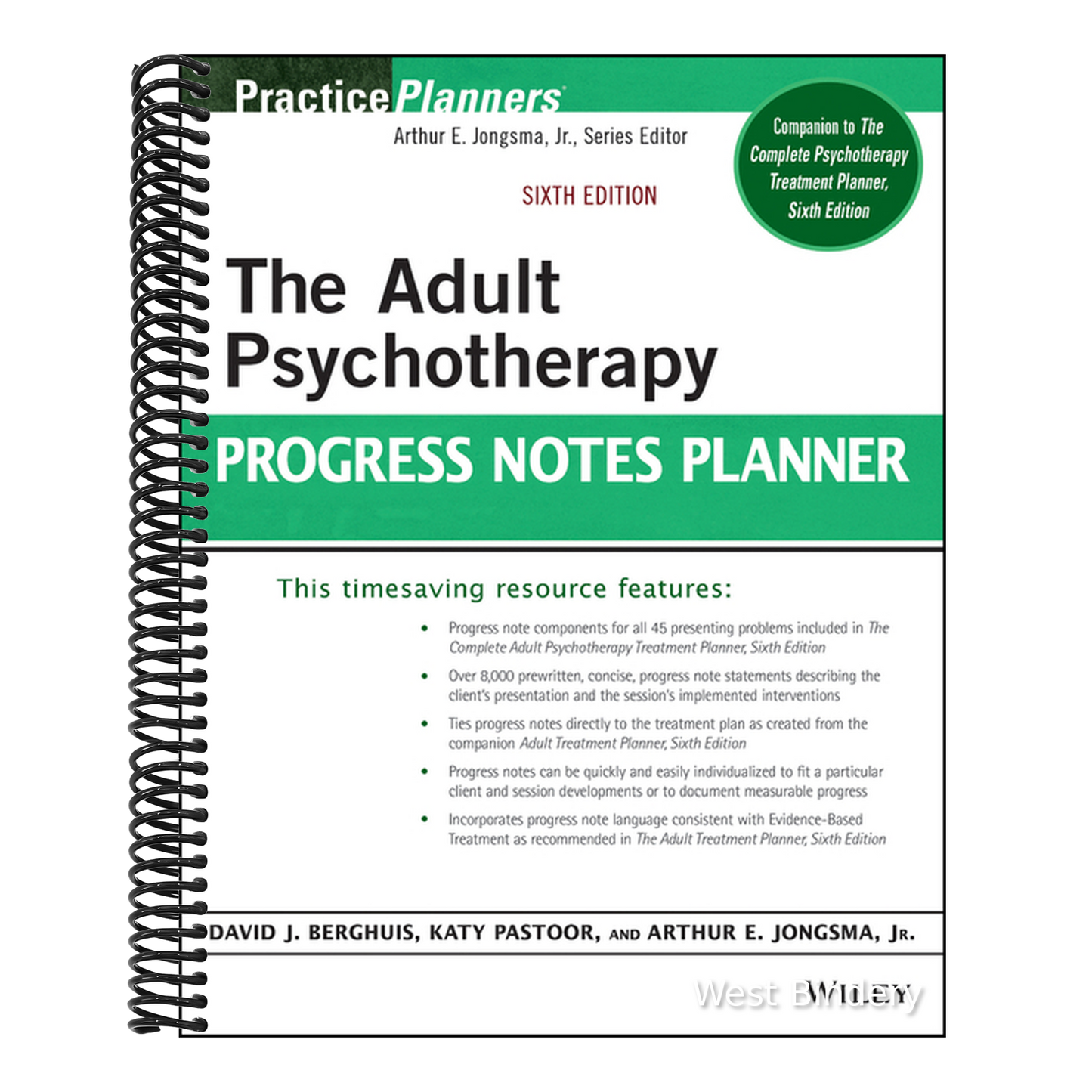 The Adult Psychotherapy Progress Notes Planner