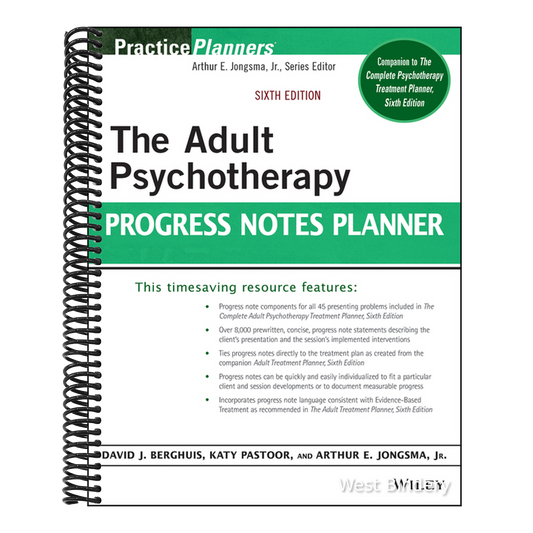 The Adult Psychotherapy Progress Notes Planner