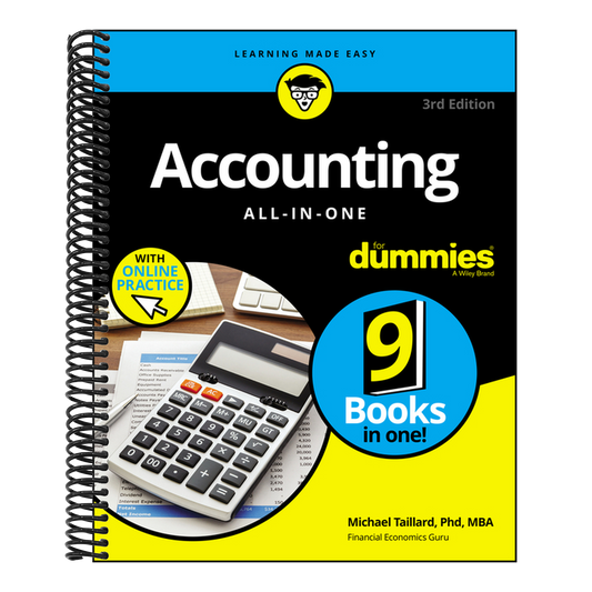 Accounting All-In-One for Dummies (+ Videos and Quizzes Online) (3RD ed.) (Spiral Bound)