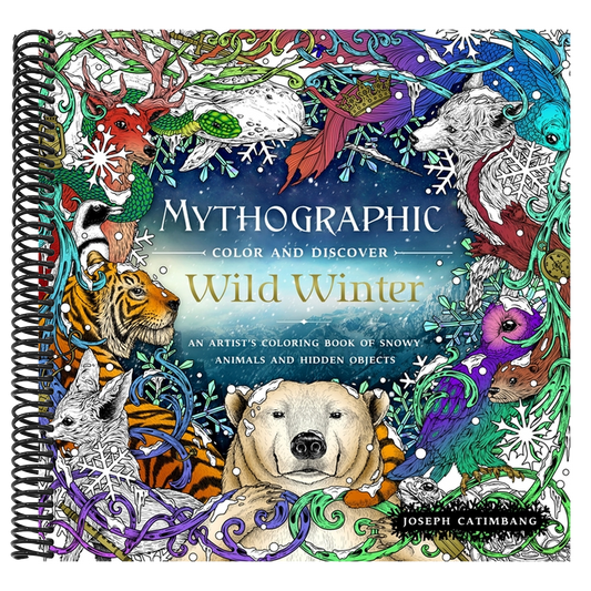 Mythographic Color and Discover: Wild Winter: An Artist's Coloring Book of Snowy Animals and Hidden Objects