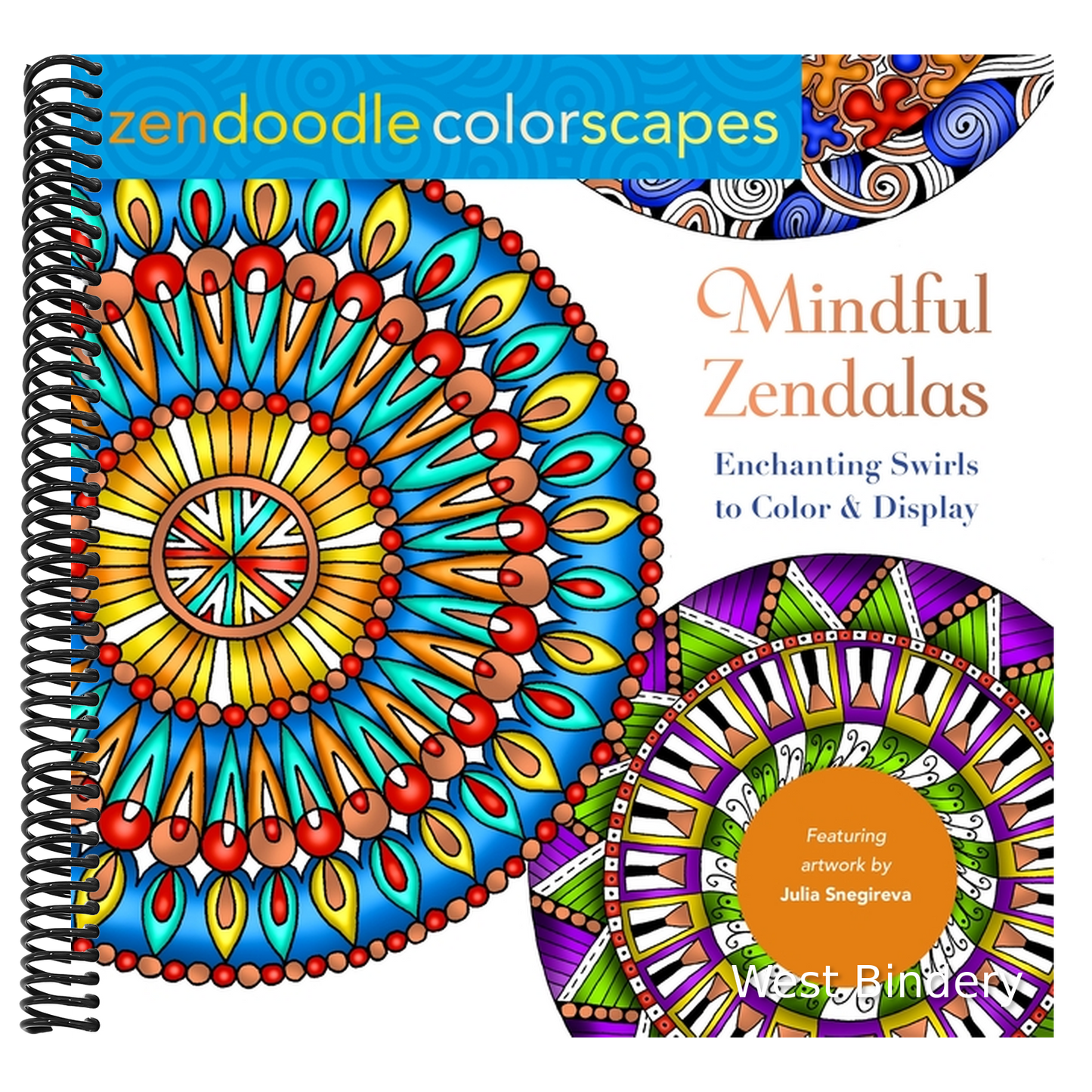 Zendoodle Colorscapes: Mindful Zendalas: Enchanting Swirls to Color & Display