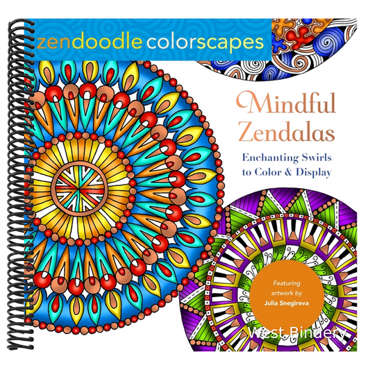 Zendoodle Colorscapes: Mindful Zendalas: Enchanting Swirls to Color & Display