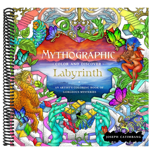 Mythographic Color and Discover: Labyrinth: An Artist's Coloring Book of Gorgeous Mysteries