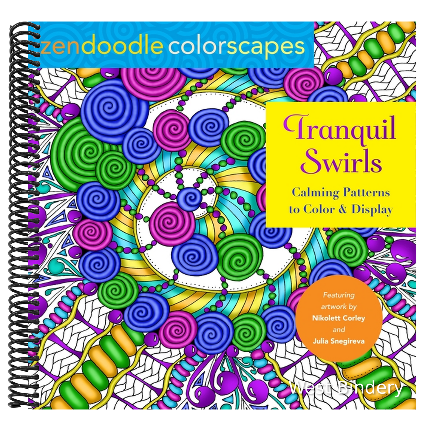Zendoodle Colorscapes: Tranquil Swirls: Calming Patterns to Color and Display