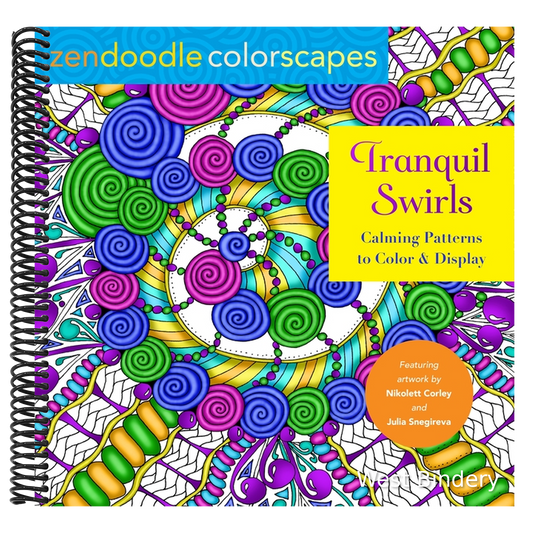 Zendoodle Colorscapes: Tranquil Swirls: Calming Patterns to Color and Display