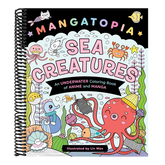 Mangatopia: Sea Creatures: An Underwater Coloring Book of Anime and Manga
