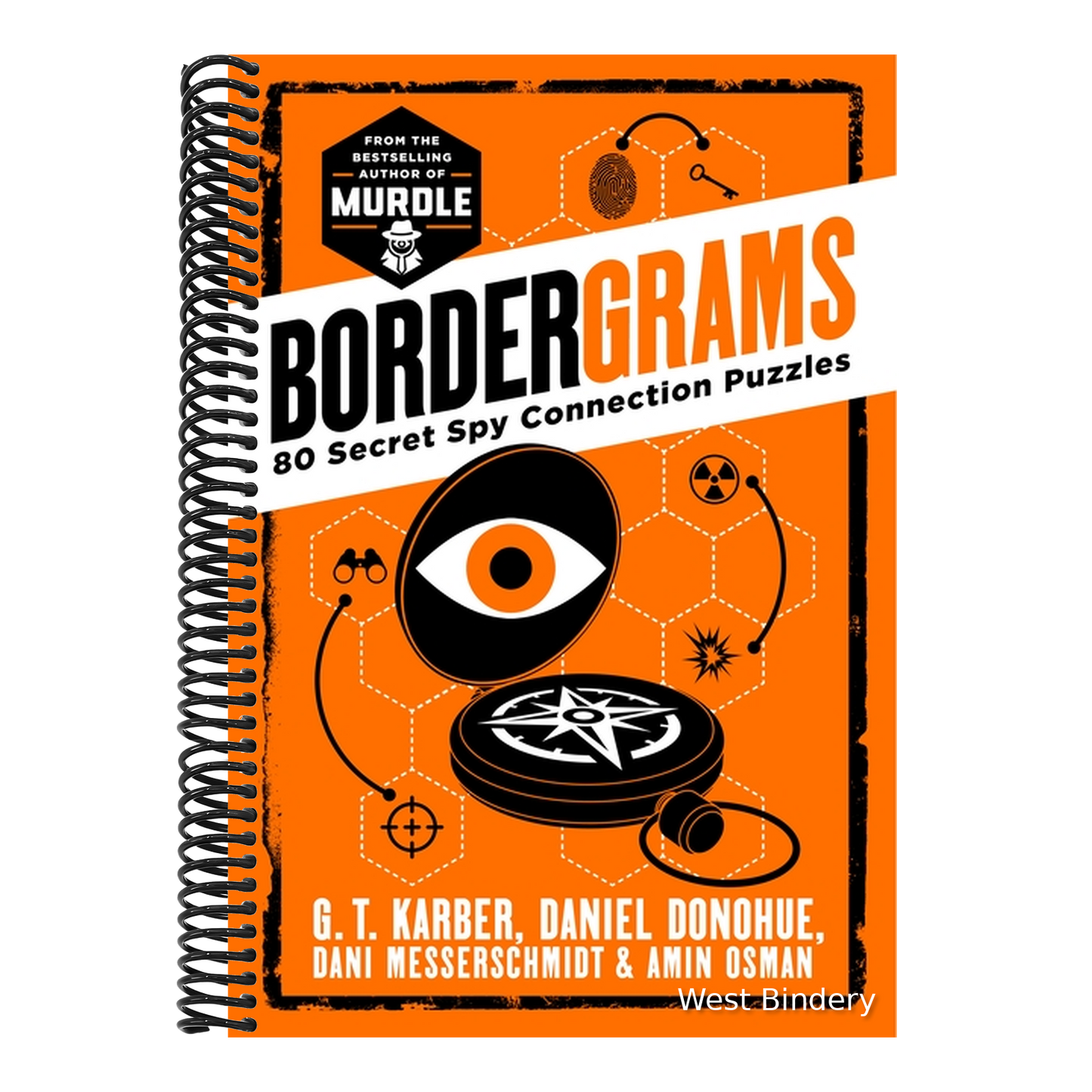 Bordergrams: 80 Secret Spy Connection Puzzles from the Bestselling Author of Murdle