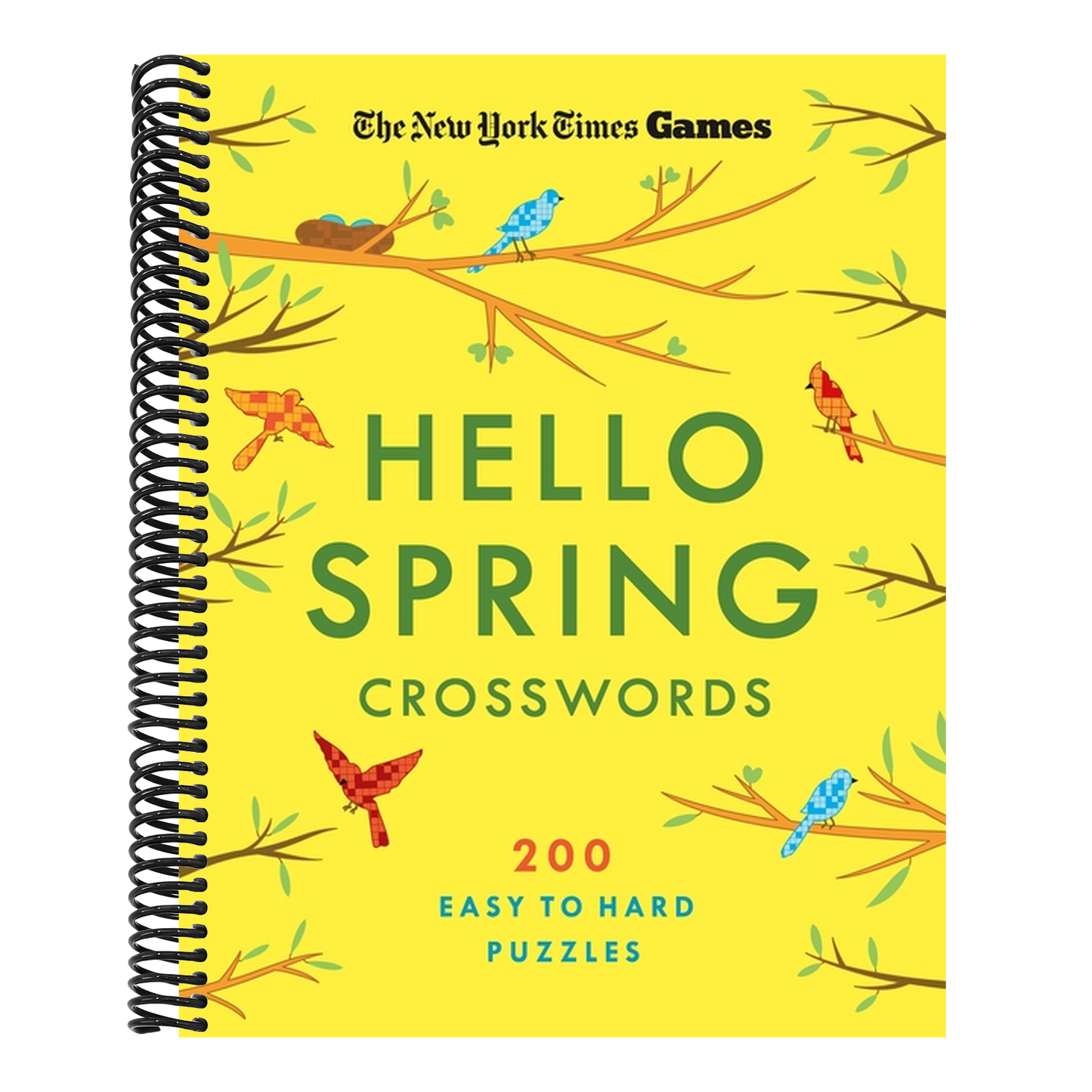 New York Times Games Hello Spring Crosswords: 200 Easy to Hard Puzzles