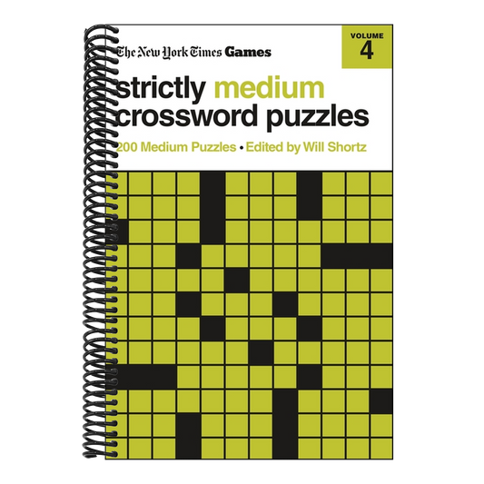 New York Times Games Strictly Medium Crossword Puzzles Volume 4: 200 Medium Puzzles