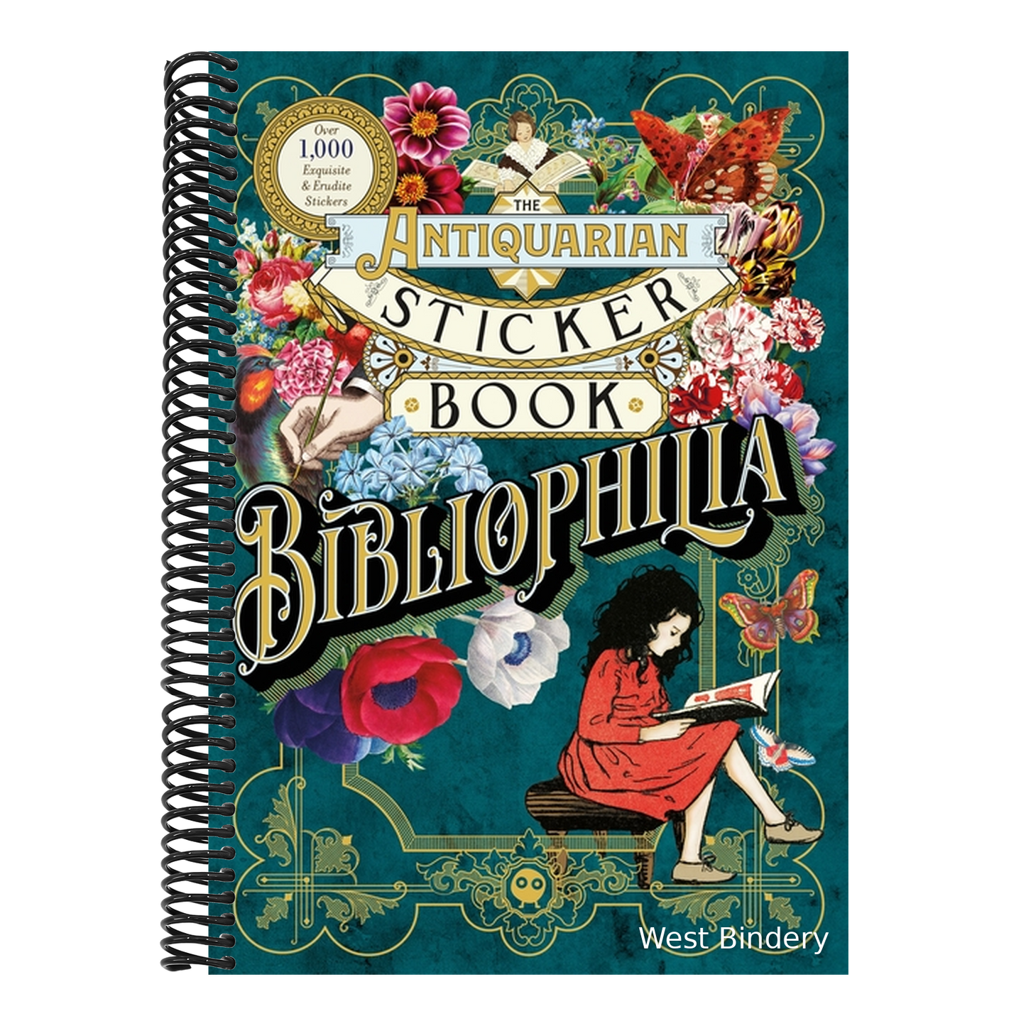 The Antiquarian Sticker Book: Bibliophilia: Over 1,000 Exquisite & Erudite Stickers