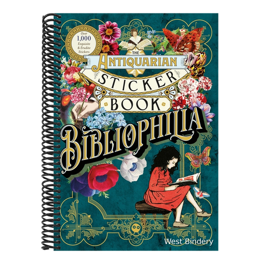 The Antiquarian Sticker Book: Bibliophilia: Over 1,000 Exquisite & Erudite Stickers