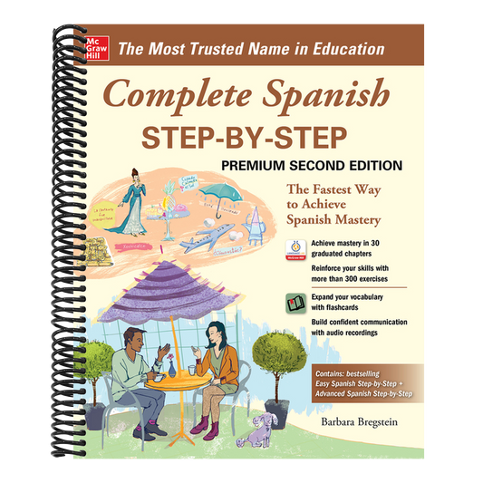 Complete Spanish Step-By-Step, Premium Second Edition (2ND ed.) (Spiral Bound)