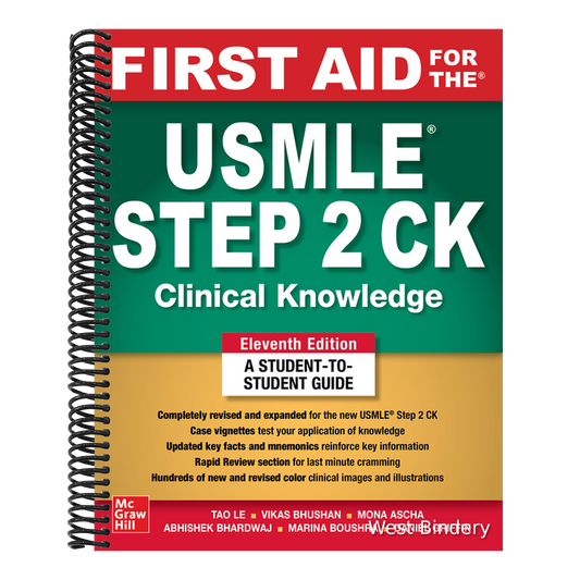 First Aid for the USMLE Step 2 CK, Eleventh Edition