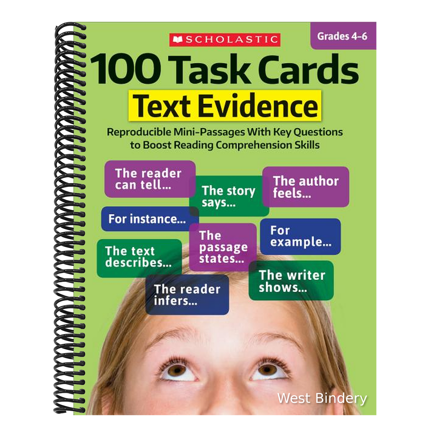 100 Task Cards: Text Evidence: Reproducible Mini-Passages with Key Questions to Boost Reading Comprehension Skills
